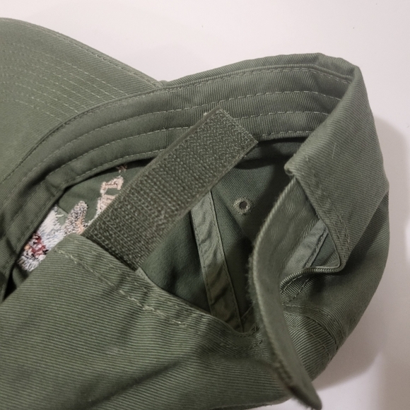 Cabelas Army Green, Duck Camp Hunting Cap, One Size Fit All - Picture 4 of 9